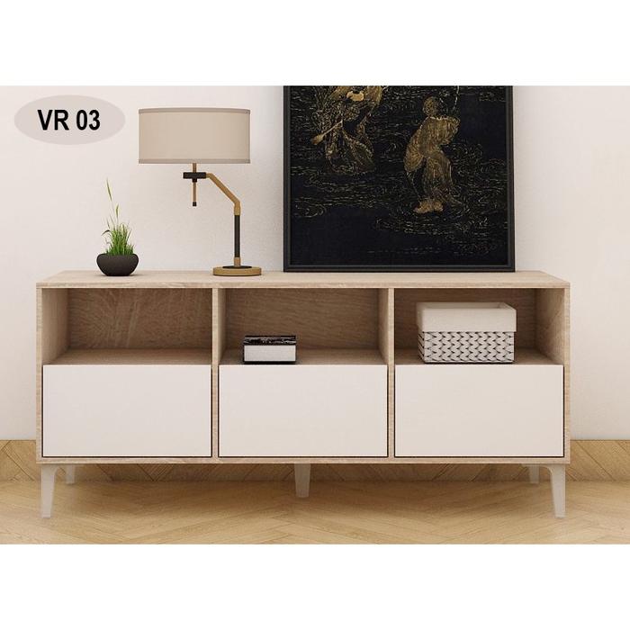 Gambar MEJA TV RAK TV BUFET TV LEMARI TV MINIMALIS RAK SUSUN CREDENZA DRAWER - VR 03 dari ALFATWIN undefined Tokopedia