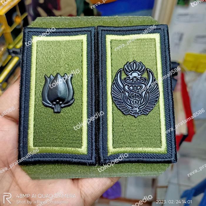 Gambar pangkat baju pdl loreng terbaru - matra darat mayor + korp dari Pramesti ajeng undefined Tokopedia