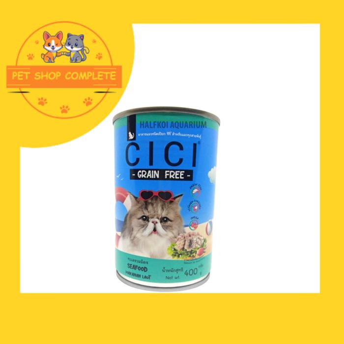 Gambar CICI CAN SEAFOOD PLATER 400GR / MAKANAN KUCING dari PET SHOP COMPLETE undefined Tokopedia