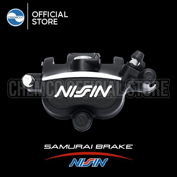 Gambar Caliper Kaliper 2 Piston XMAX Nissin Samurai Brake X MAX X-Max - Black Matte, Belakang 245mm dari Chemco Store ID undefined Tokopedia