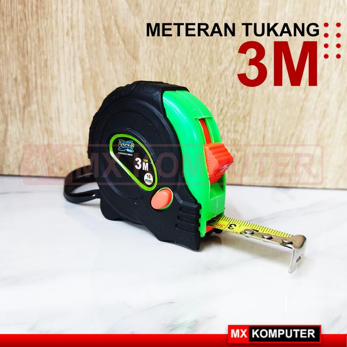 Gambar Meteran Tukang Bangunan 3M 5M 7.5M - 3M dari MXKomputer_NEW undefined Tokopedia