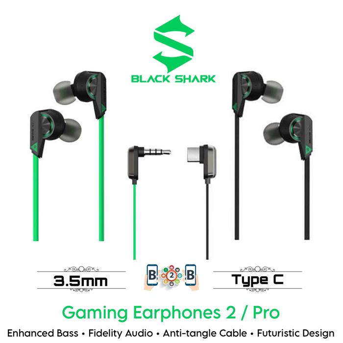Wireless Earphones Black Shark Earphone Type C Black Shark Game