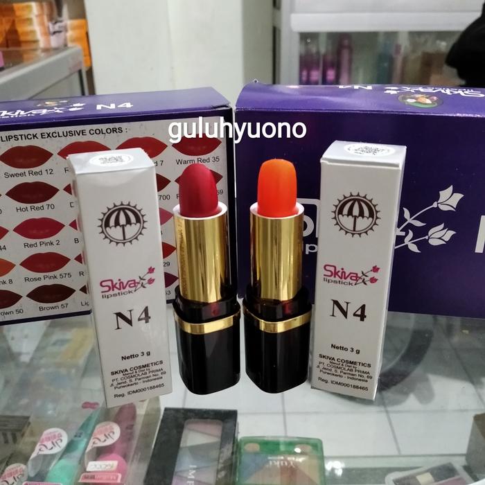 Gambar SKIVA LIPSTICK N4 300 400 500 3gr (Extra Buble+Gift) - 400 dari guluhyuono undefined Tokopedia