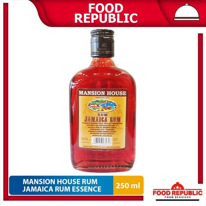 Jual RUM ESSENCE 250ML JAMAICA RUM MANSION HOUSE BAHAN KUE MINUMAN