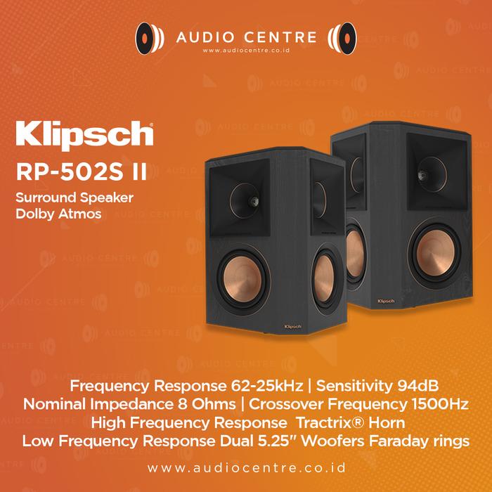Promo Klipsch RP-502S II RP502S II RP 502 II Surround Dolby Atmos ...