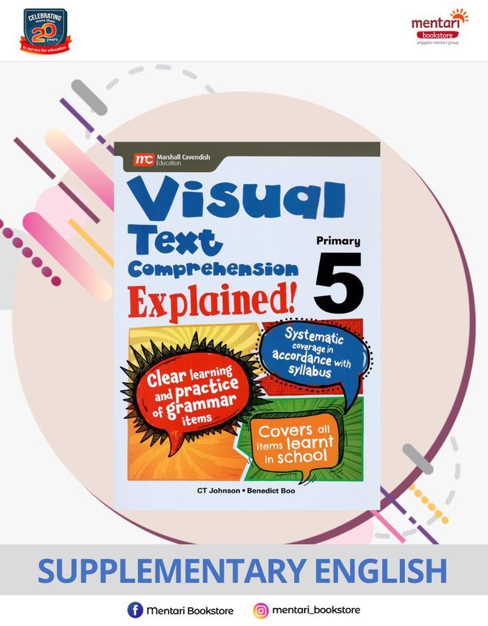 Gambar Visual Text Comprehension Explained | Buku Latihan Bahasa Inggris SD - Primary 5 dari Mentari Bookstore Serpong undefined Tokopedia