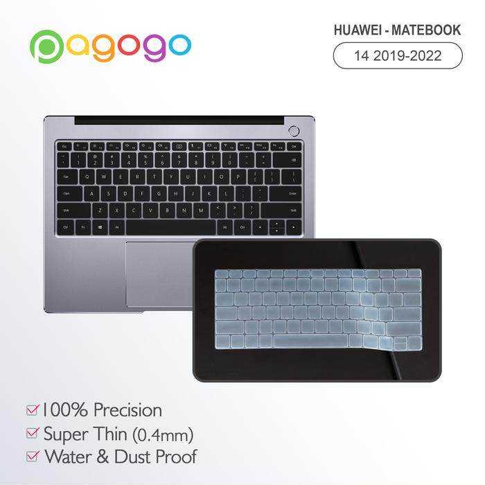 Gambar Garskin Stiker Laptop Huawei Matebook 14 2019 2020 2021 2022 Bening - Keyboard Clear dari Pagogo Store undefined Tokopedia
