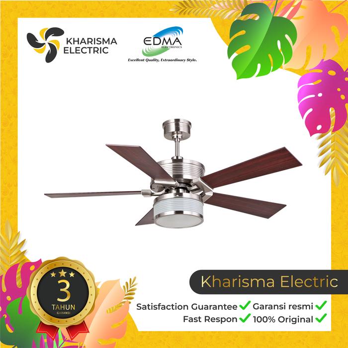 Gambar Kipas angin baling baling dekorasi MT Edma Metro 52 inch remote dari Kharisma Electric undefined Tokopedia