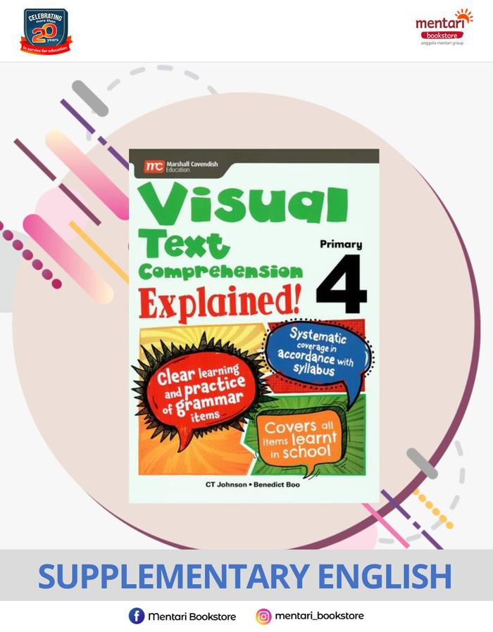Gambar Visual Text Comprehension Explained | Buku Latihan Bahasa Inggris SD - Primary 4 dari Mentari Bookstore Serpong undefined Tokopedia