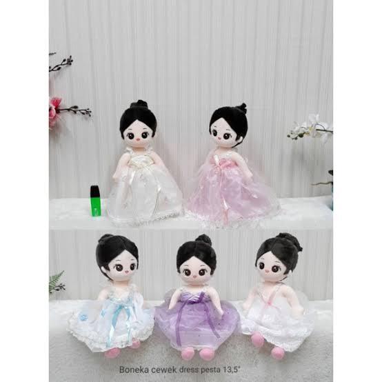 Gambar LITTLE GIRL IN DRESS PLUSH TOY RAG DOLL BONEKA CEWEK KIMONO HANBOK - PestaPink/Ungu1 dari ATK BERTUAH STATIONERY undefined Tokopedia