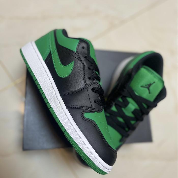 Nike Air Jordan Low Lucky Green Toe Celtics 100% Authentic GS 36-40