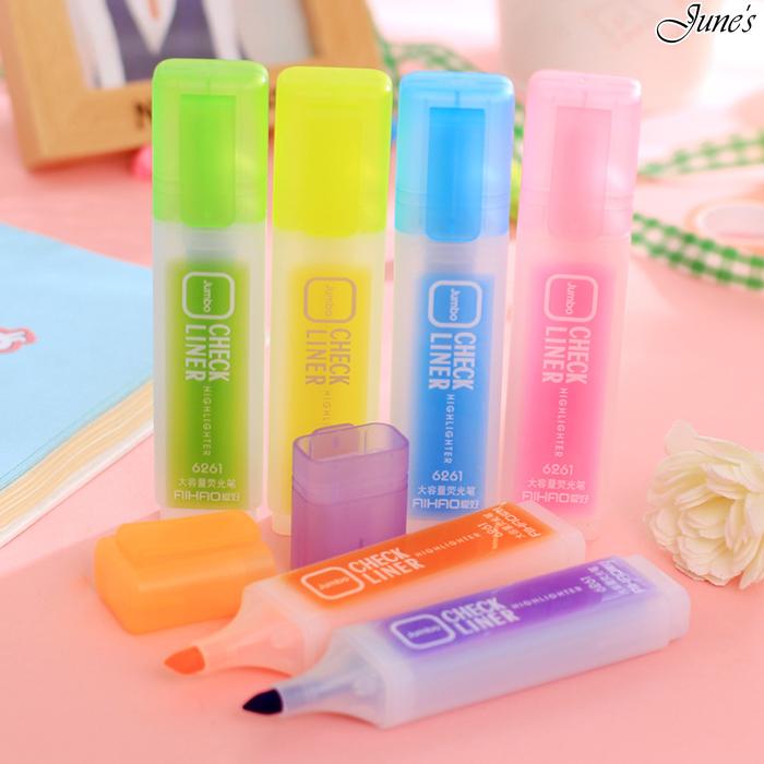 Gambar Stabilo Aneka Warna Creative Colorful Highlighter Office Supply ATK - Green dari June'scollection undefined Tokopedia