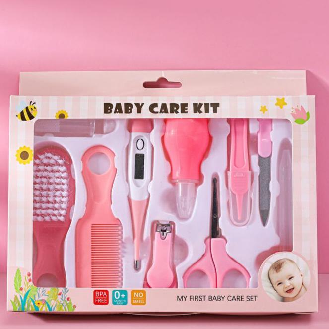 Gambar Baby Care10in1 Set Perawatan & Perlengkapan Gunting Kuku Bayi K349 - Merah Muda dari cocomelon99 undefined Tokopedia
