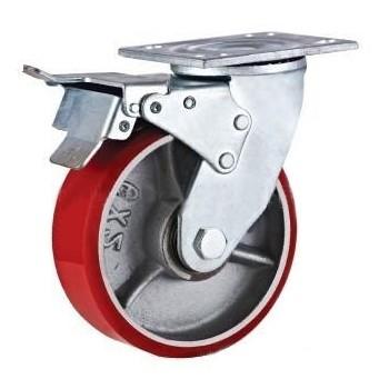 Gambar Roda Trolley IKP PU Merah 6 Inch Taiwan Heavy Duty - ikp 6"rem pu dari smsafety undefined Tokopedia