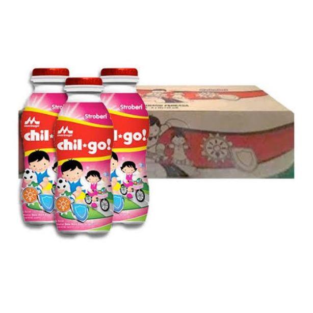 Gambar Morinaga Chil Go uht 140ml - Strawberry dari Giant toll undefined Tokopedia
