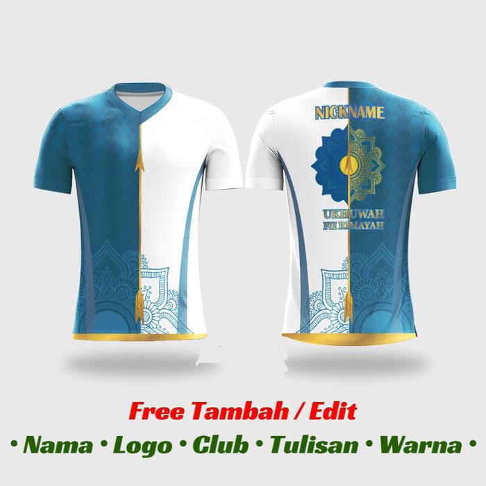 Jual Baju Kaos Jersey Couple Keluarga Lebaran Pakai Nama Dryfit