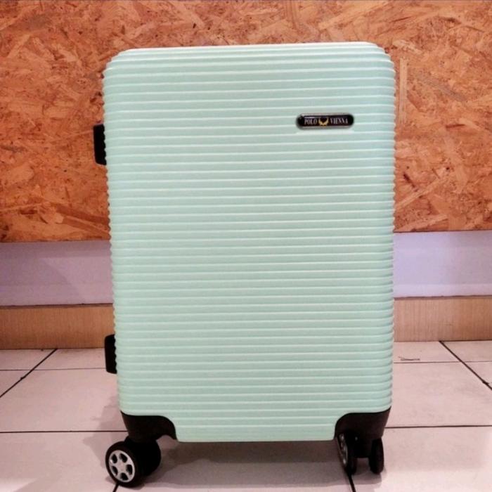 Gambar Koper fiber 20inch POLO VIENNA 010/20 - mint dari laffel bags undefined Tokopedia