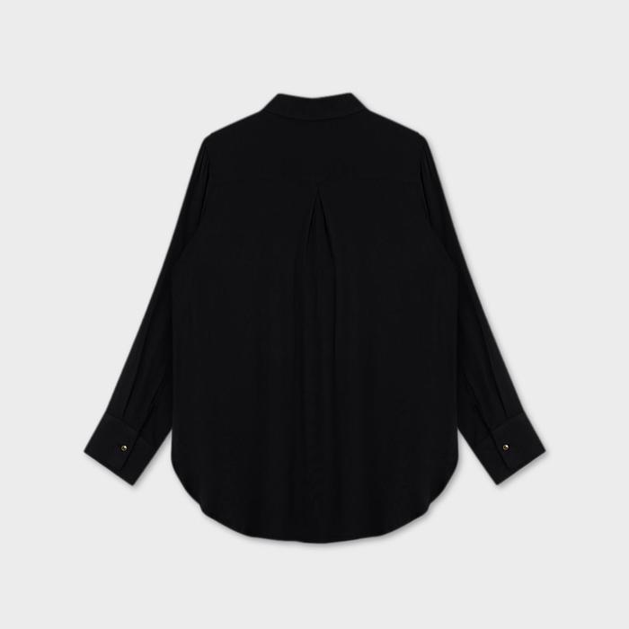 Gambar URBAN&CO Fashion Shirt Twill Two Pocket - 1112008 - Black, M dari URBAN&CO OFFICIAL undefined Tokopedia