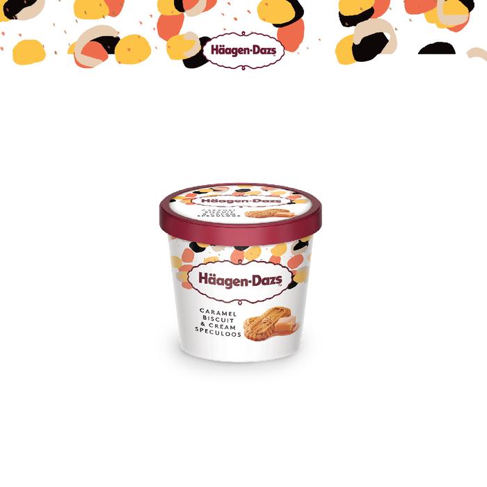 Gambar Haagen-Dazs Ice Cream Mini Cup 100ml (per pcs) - Caramel Biscuit dari Haagen-Dazs Indonesia undefined Tokopedia