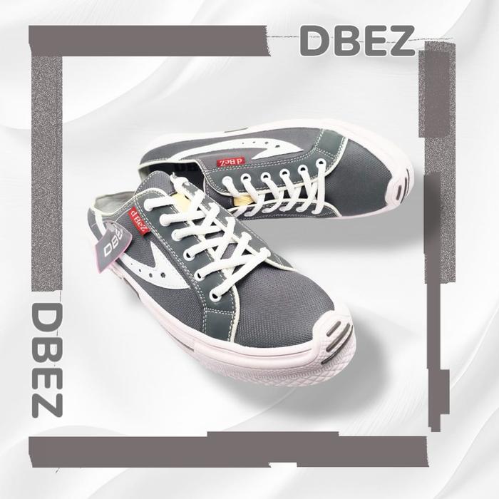 Gambar DBEZ Sandal Selop Sneakers Pria ST05 | Sandal Selop Karet Kasual Pria - Abu-abu, 39 dari Bang Zack Fashion undefined Tokopedia