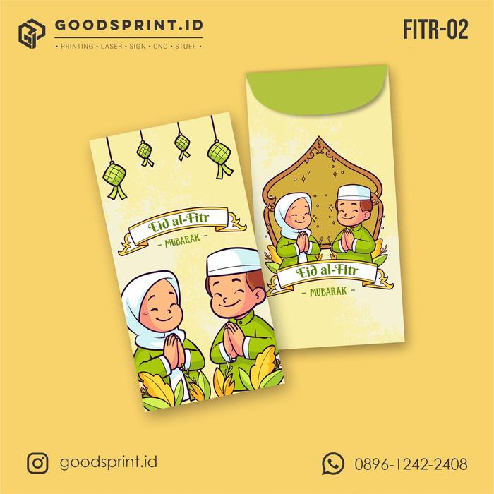 Gambar ISI 6 AMPLOP LEBARAN AMPLOP PANJANG AMPLOP UANG THR IDUL FITRI 2023 - FITR-02 dari goodsprint.id undefined Tokopedia