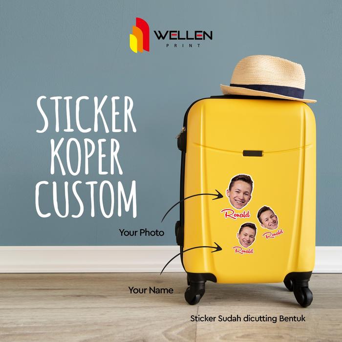 Gambar WELLEN PRINT - Sticker Set Koper Custom / Print Label Luggage - 01 dari WELLEN PRINT OFFICIAL undefined Tokopedia