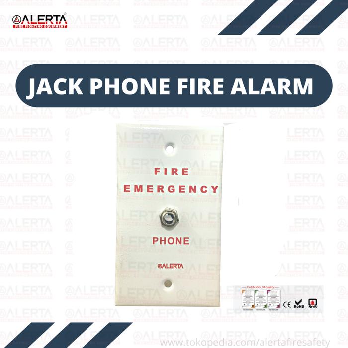 Gambar Jack Phone Fire Alarm / Jack Intercom Fire Fighter ALERTA atau Polos - ADA TULISAN dari ALERTA FIRE SAFETY SURABAYA undefined Tokopedia