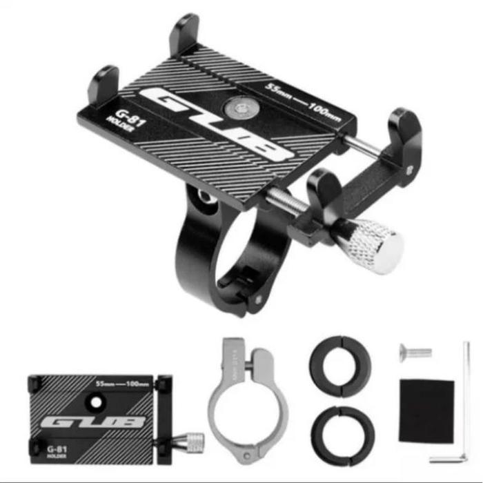 Gambar MOBILE PHONE HOLDER GUB G-81 ALLOY BRACKET TEMPAT DUDUKAN HP UNTUK - Hitam, 1pcs dari Natalismax undefined Tokopedia