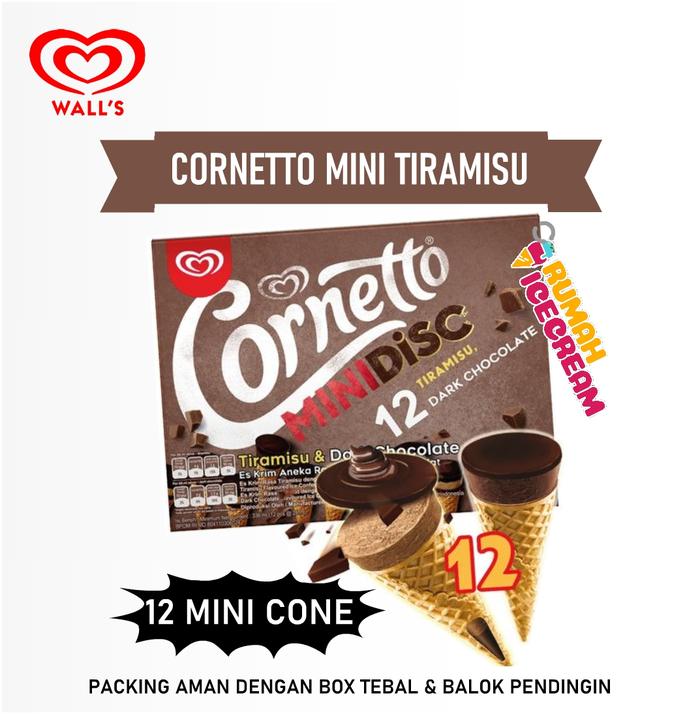 Gambar Ice Cream Cornetto Mini Walls Aneka Rasa - Tiramisu dari Rumah Ice Cream Indonesia undefined Tokopedia