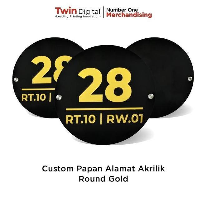 Gambar PAPAN ALAMAT RUMAH MILIKI PAPAN ALAMAT / NOMOR RUMAH AKRILIK MODERN - 20x20 cm, Double Tape 3M dari putra qori undefined Tokopedia