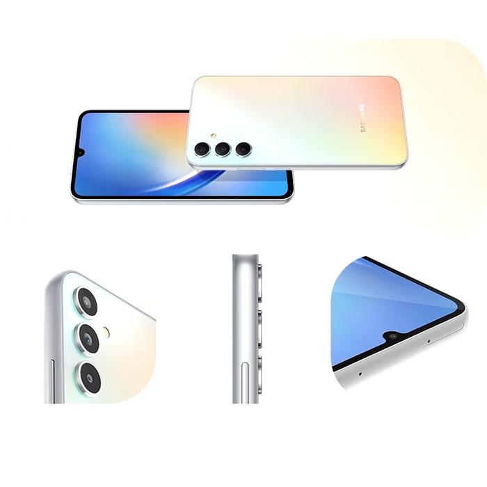 Gambar SAMSUNG GALAXY A34 5G 128GB | 256GB GARANSI RESMI SEIN 1 TAHUN - SILVER, 8GB/256GB dari Haga Gadged Store undefined Tokopedia