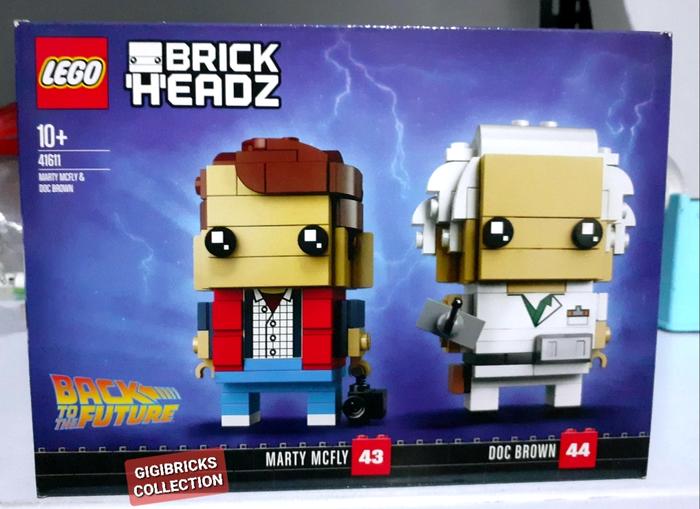 Gambar Lego BrickHeadz Original 41611 Marty McFly & Doc Brown dari Gigibricks Collection undefined Tokopedia