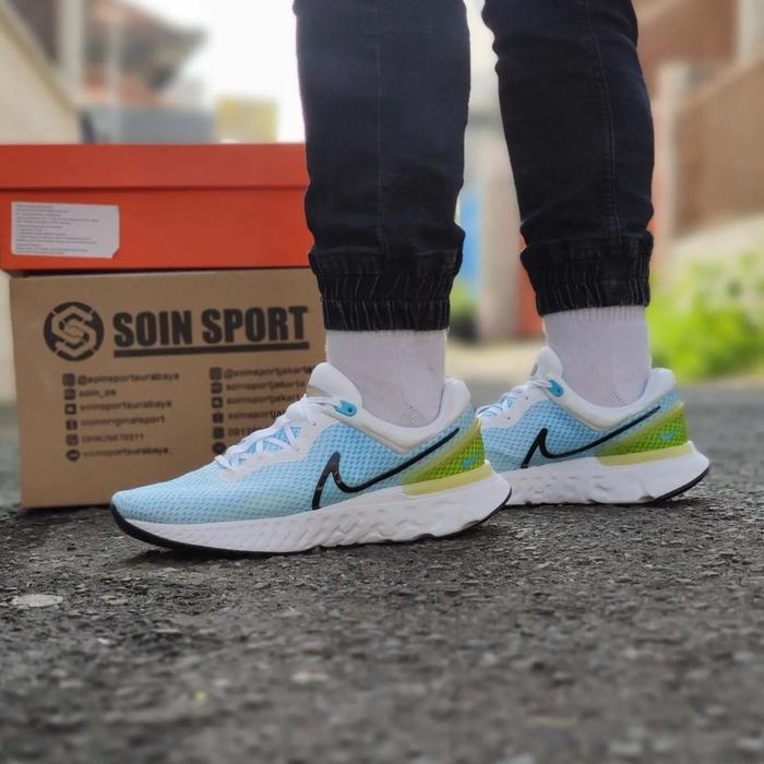 Gambar Nike REACT MILLER 3 original BNIB running men (DD0490 100) - 44 dari soinsport undefined Tokopedia
