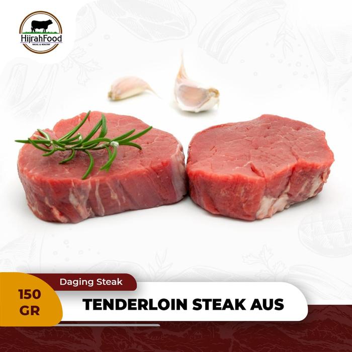 Gambar Beef Tenderloin Steak AUS | Daging Tenderloin A / Daging Has Dalam - Steak, 200 gram dari Hijrahfood Meatshop Jaksel undefined Tokopedia