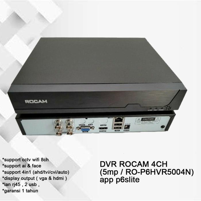Gambar SET CCTV DVR 4 Channel Camera Indoor Outdoor Full Color Plus Audio 2MP - DVR 4 CH dari Pi Toserba undefined Tokopedia