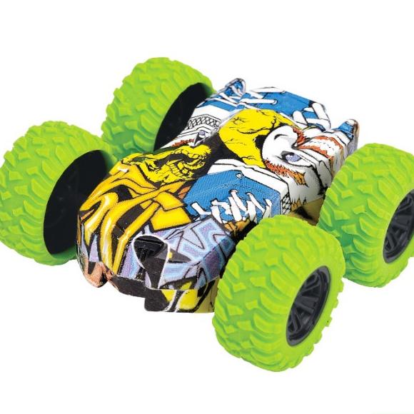 Gambar Innertia Car Mainan Mobil Flipping Offroad Gravity Toy Car - Hijau dari JJRC Indonesia undefined Tokopedia