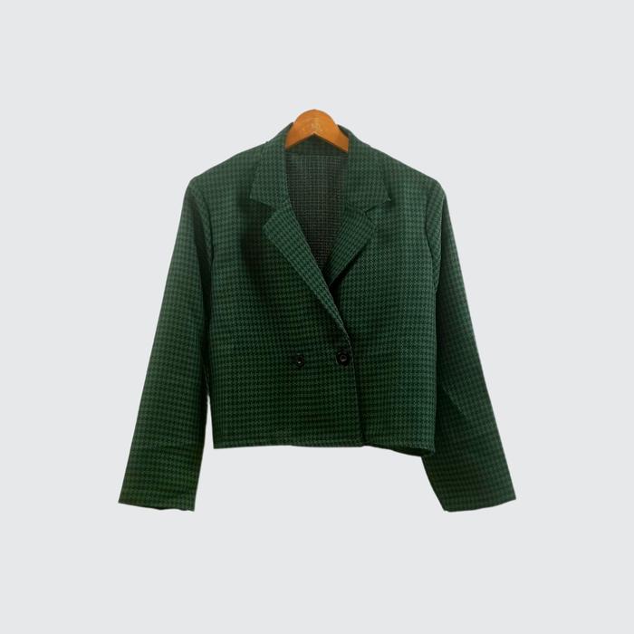 Gambar LINDA Milla Blazer - Outer Wanita - Green dari LYNDA | Crystalite Linda undefined Tokopedia