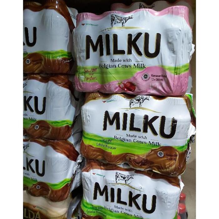 Gambar Ready Milku Susu Uht 200Ml 12Botol - Stroberi dari mamahstores undefined Tokopedia