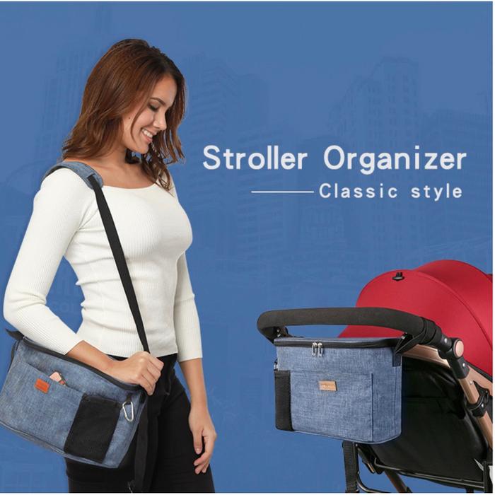 Gambar Baby Bottle Bag Organizer Stroller Diaper Tas Perlengkapan Bayi Kereta dari yabbadabbadoo.indonesia undefined Tokopedia