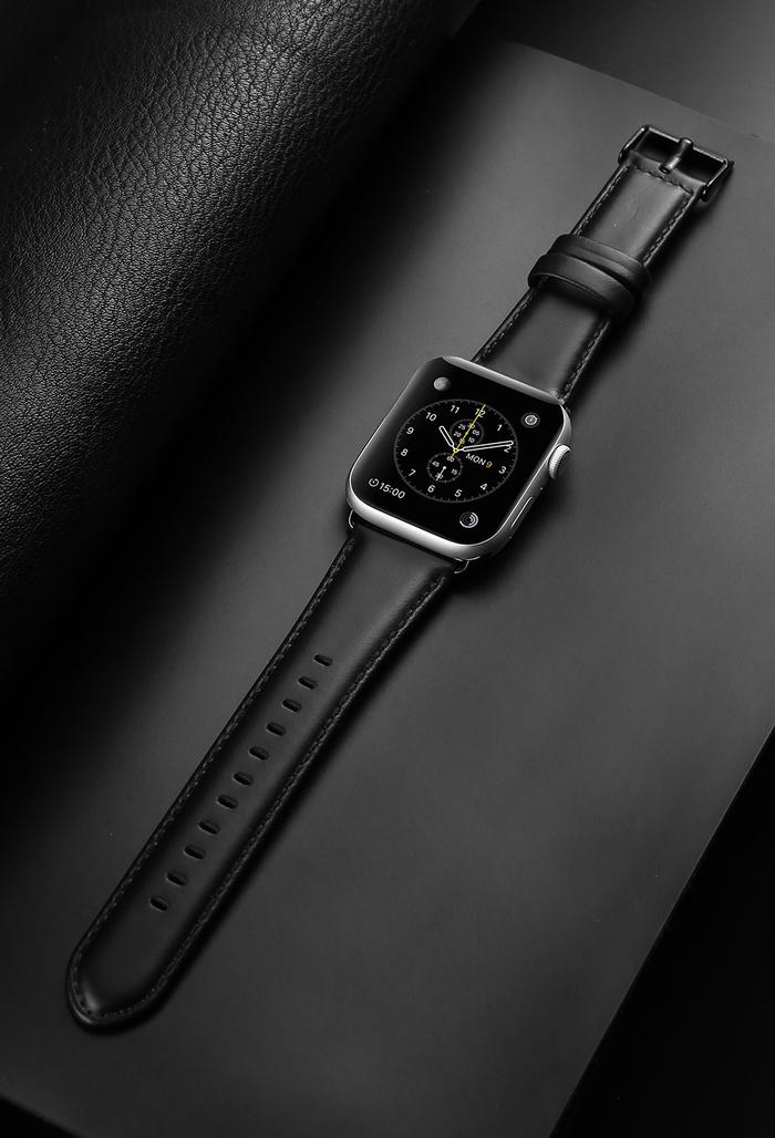 Gambar Dux Ducis Band / Strap Compatible for Apple Watch Series 11 | 10 | 9 | 8 | 7 | 6 | 5 | 4 | 3 | 2 | 1 | SE - Elegant Edition - Hitam, 38/40/41 mm dari Gojali.id undefined Tokopedia