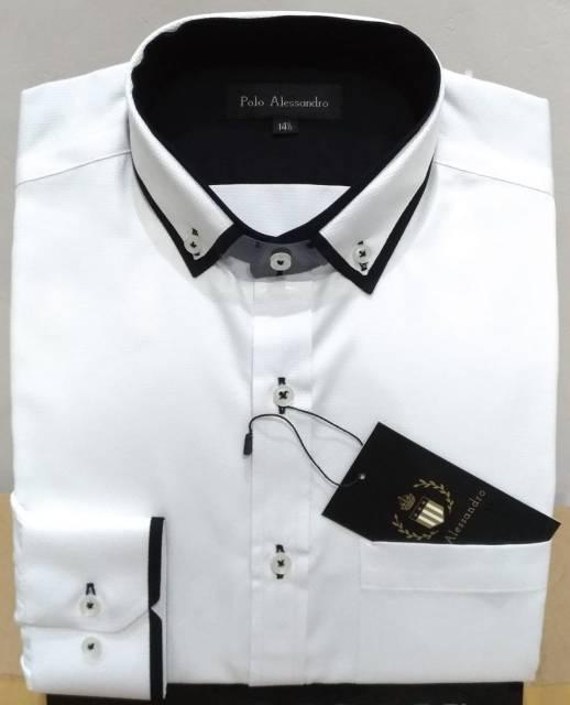 Gambar Kemeja Pria Putih Doby Slimfit Polo Alessandro Lengan Panjang - Putih Doby, S dari abedsaragih undefined Tokopedia