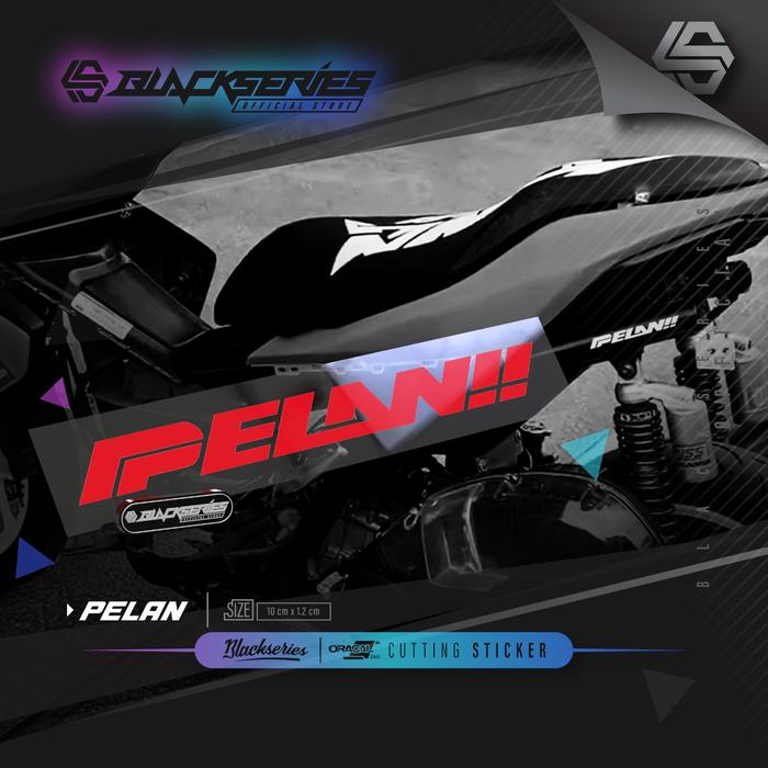 Gambar Cutting Stiker Pelan | Stiker Pelan | Stiker Motor - Merah dari Blackseries Official Store undefined Tokopedia