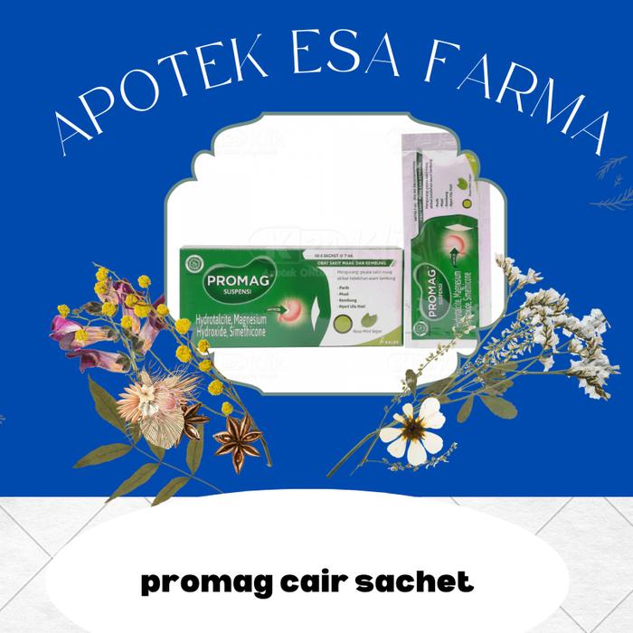 Gambar Promag Liquid Cair Obat Sakit Maag Isi 6 Sachet dari Apotek Esa Farma undefined Tokopedia