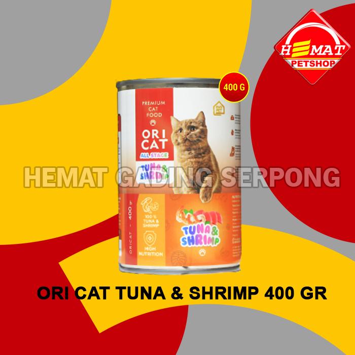 Gambar Makanan Kucing Basah Ori Cat Kaleng Wet Food 400 Gram - TUNA&SHRIMP dari Petshop Hemat Serpong undefined Tokopedia