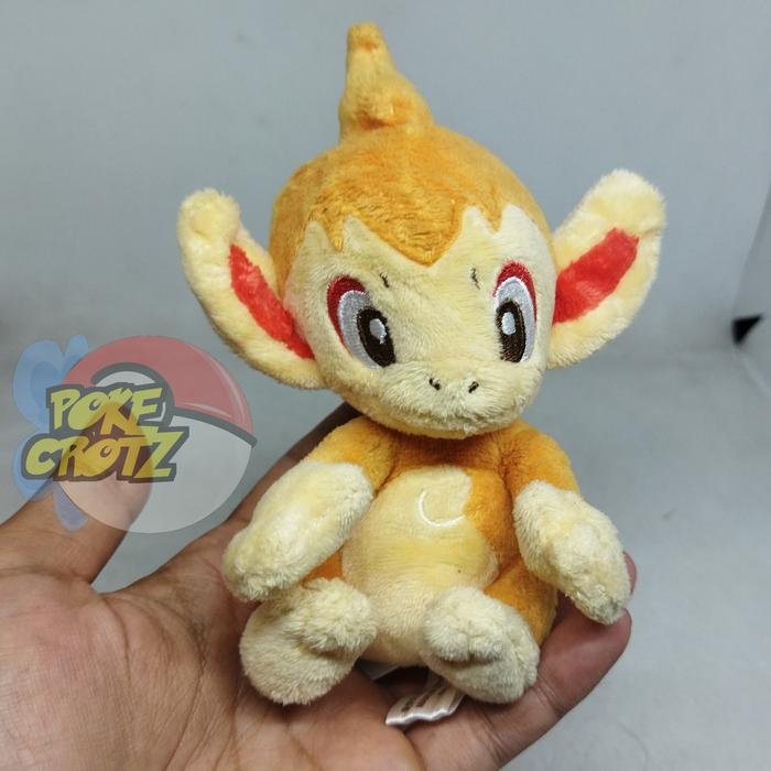 Gambar Boneka Chimchar plush size s pokemon center soft toys dari Pokecrotz undefined Tokopedia
