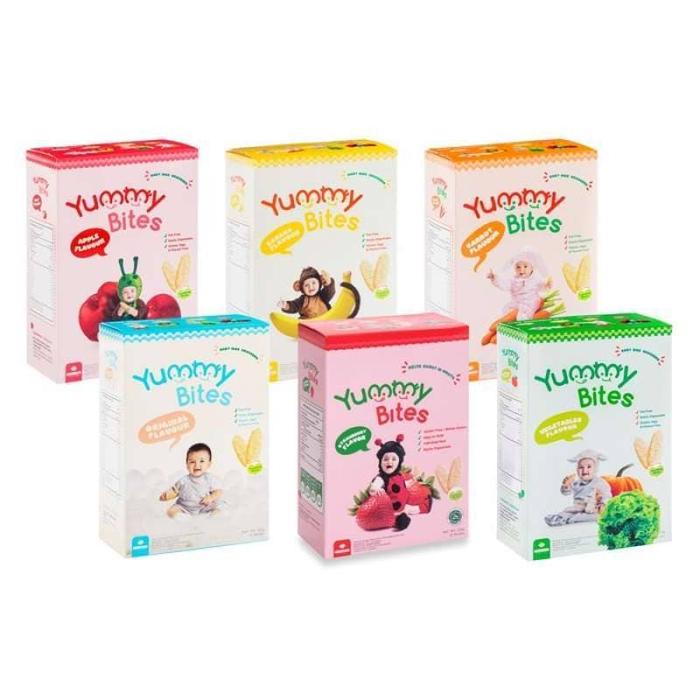 Gambar Yummy Bites Crackers Biskuit Bayi Free Gluten 25 gram - Strawberry dari Fortuna19 undefined Tokopedia