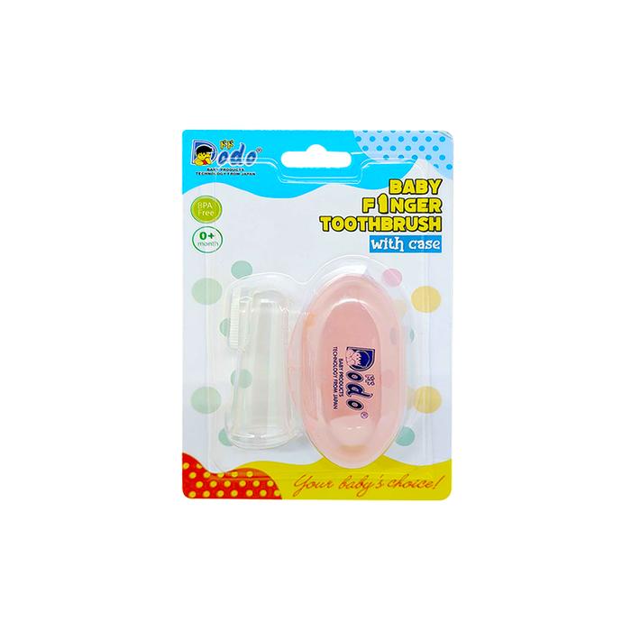 Gambar Dodo Baby Finger Toothbrush with Case - Merah Muda dari Dodo Official undefined Tokopedia
