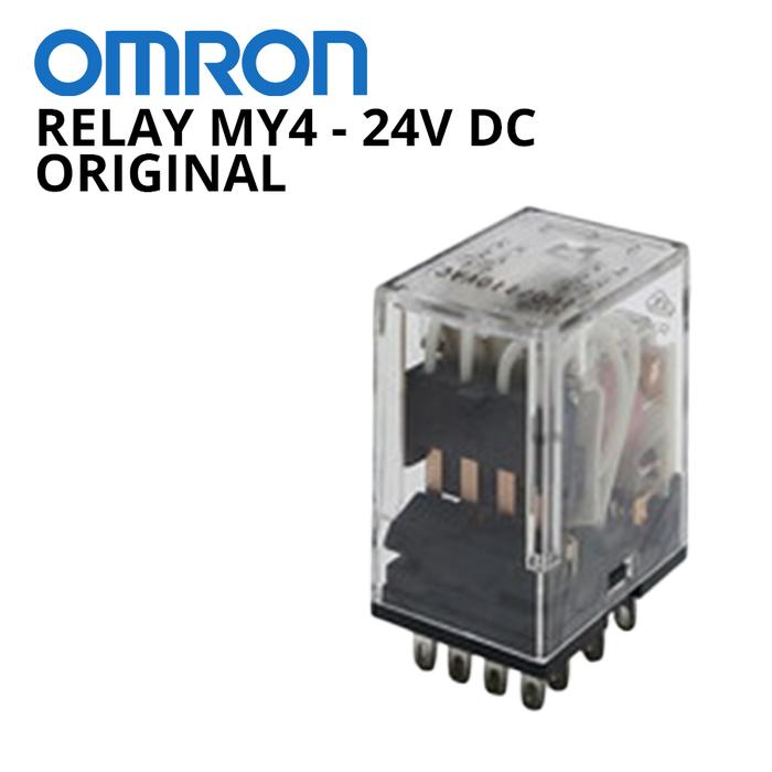 Gambar Relay Omron MY4 - 24V DC dari Timer Elektrik undefined Tokopedia