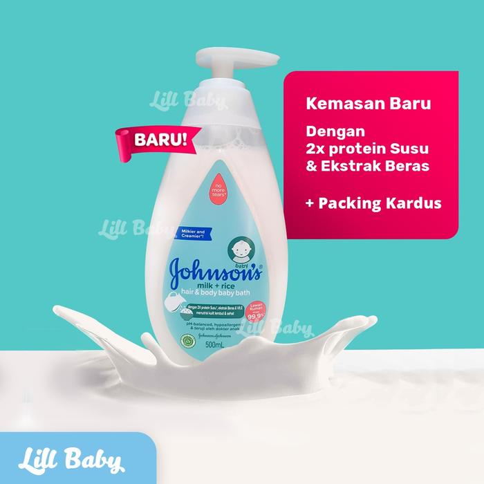 Jual Johnsons Baby Bath Milk Rice 500ml Johnson Baby Bath Milk