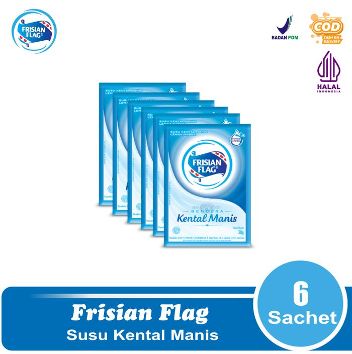 Gambar Frisian Flag Susu Bendera Kental Manis - 6x40ml dari Kayyis Shopp undefined Tokopedia